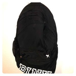 Black PINK Victoria’s Secret Backpack